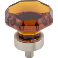 Top Knobs Wine Octagon Crystal Knob