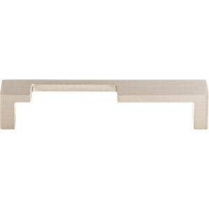 Top Knobs Modern Metro Notch Pull A 5 Inch (c-c) Brushed Satin Nickel