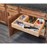 Rev-A-Shelf Wood Vanity Sink Cabinet Pullout Organizer Side of Cabinet