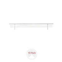 Rev-A-Shelf Closet Shoe Rail for Custom Closet Systems (10 pack)
