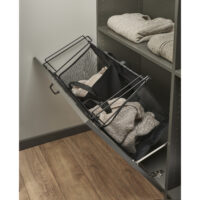 Sidelines Pullout Cloth Hamper System for Custom Closet Systems