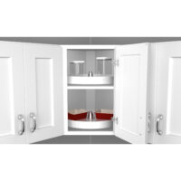 Rev-A-Shelf Polymer Full-Circle 1-Shelf Lazy Susan Shelf for Corner Wall/Base Cabinets