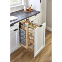 Rev-A-Shelf Wood Base Cabinet Pullout Spice Organizer Accessory for 448 BCSC series
