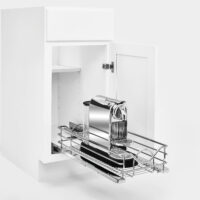 Rev-A-Shelf Steel Pullout Organizer w/ Soft-Close for Base Cabinets