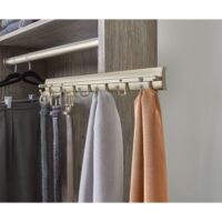 Sidelines Premier Pull Out Swivel Belt Rack for Custom Closet Systems