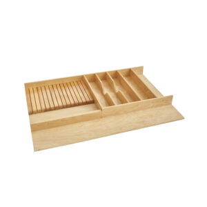 Rev-A-Shelf Wood Trim-to-Fit Utility/Knife Block Drawer Insert Organizer