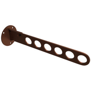 Sidelines Adjustable Wall/Door Valet Hook for Laundry/Closet Systems