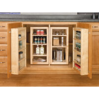 Rev-A-Shelf Wood Base Cabinet Swing Out Pantry Organizer