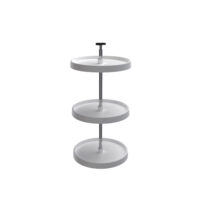 Rev-A-Shelf Value Line Polymer Full-Circle 3-Shelf Lazy Susans for 33" to 36" H Corner Wall Cabinets