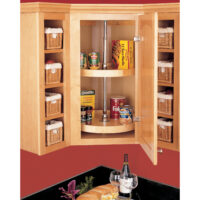 Rev-A-Shelf Wood Full-Circle 2-Shelf Lazy Susans for Corner Wall/Base Cabinets