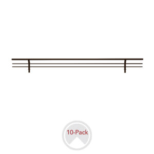 Sidelines Sidelines Closet Shoe Rail for Custom Closet Systems (10 pack)