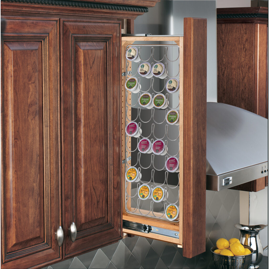 Rev-A-Shelf Wire K-Cup Organizer for Rev-A-Shelf® 432 Wall Filler Organizers