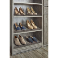 Sidelines Sidelines Closet Shoe Rail for Custom Closet Systems (10 pack)
