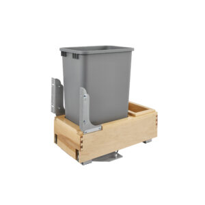 Rev-A-Shelf Wood Pullout Trash/Waste Container with Soft/Open Close