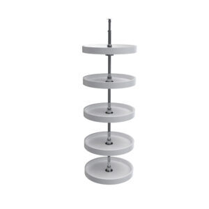 Rev-A-Shelf Polymer Full-Circle 5-Shelf Lazy Susans for Tall Pantry Cabinets