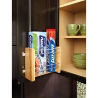 Rev-A-Shelf Wood Foil/Wrap Cabinet Door Organizer