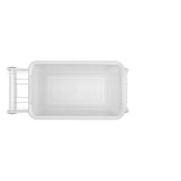 Rev-A-Shelf White Steel Pullout Waste/Trash Container