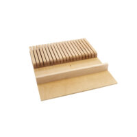 Rev-A-Shelf Wood Trim-to-Fit Knife Block Drawer Insert Organizer