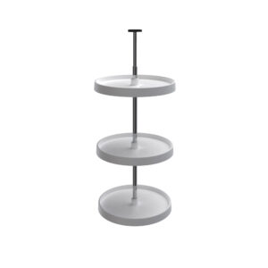 Rev-A-Shelf Value Line Polymer Full-Circle 3-Shelf Lazy Susans for 39" to 42" H Corner Wall Cabinets