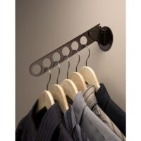 Sidelines Adjustable Wall/Door Valet Hook for Laundry/Closet Systems