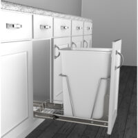 Rev-A-Shelf Adjustable Door Mount Bracket for Rev-A-Shelf® Pullout Waste Containers and Organizers