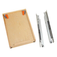 Rev-A-Shelf Wood Knife Organizer and Cutting Board Replacement Drawer System w/ Soft-Close