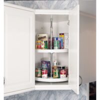 Rev-A-Shelf Polymer Full-Circle 2-Shelf Lazy Susan for Corner Wall/Base Cabinets