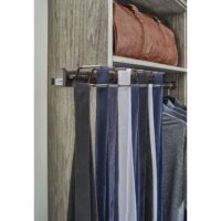 Sidelines Premier Pull Out Swivel Tie Rack for Custom Closet Systems