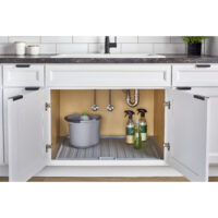Rev-A-Shelf Flex Polymer Trim-to-Fit Sink Base Cabinet Drip Tray