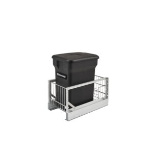 Rev-A-Shelf Aluminum Pullout Compost Container w/ Soft-Close