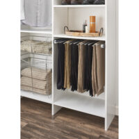 Rev-A-Shelf Steel Pullout Pants Organizer for Custom Closet Systems