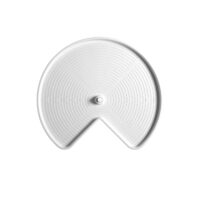 Rev-A-Shelf Polymer Kidney-Shaped 3-Shelf Lazy Susan for 31" H Corner Wall Cabinets
