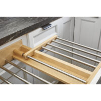 Rev-A-Shelf Wood Drying Rack w/ BLUM Soft-Close Slides