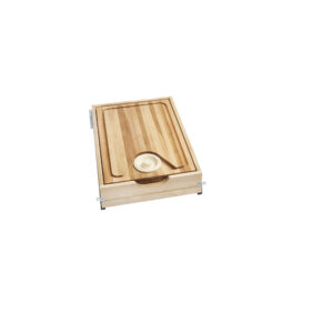 Rev-A-Shelf Wood Base Cabinet Cutting Board Drawer Replacement System w/ Soft-Close