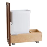Rev-A-Shelf Wood Bottom Mount Pullout Trash/Waste Container
