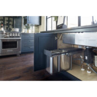 Rev-A-Shelf Stainless-Steel Undersink Double Waste Container