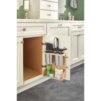 Rev-A-Shelf Wood Vanity Cabinet Door Mount Storage Organizer