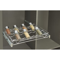 Rev-A-Shelf Deluxe Pullout Pantry Spice Organizer for Custom Walk-In Pantry Storage