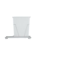 Rev-A-Shelf White Steel Pullout Waste/Trash Container