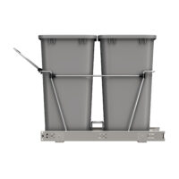 Rev-A-Shelf Chrome Steel Pullout Waste/Trash Containers