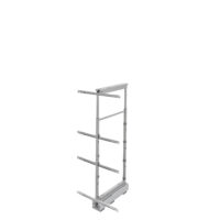 Rev-A-Shelf Adjustable Solid Surface Pantry System for Tall Pantry Cabinets 4 shelves