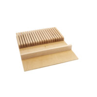 Rev-A-Shelf Wood Trim-to-Fit Knife Block Drawer Insert Organizer