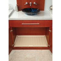 Rev-A-Shelf Polymer Trim-to-Fit Vanity Sink Base Cabinet Drip Tray