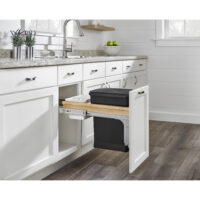 Rev-A-Shelf Wood Top Mount Pullout Compost Container