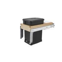 Rev-A-Shelf Wood Top Mount Pullout Compost Container