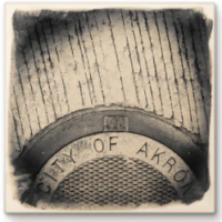 Cityscape Tile Akron Manhole Cover