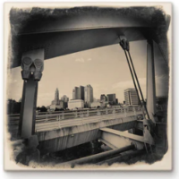 Cityscape Tile Columbus Bridge