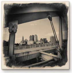 Cityscape Tile Columbus Bridge