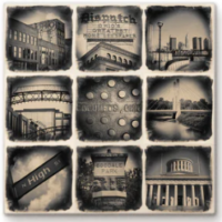 Cityscape Tile Columbus Collage