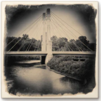 Cityscape Tile Columbus Lane Avenue Bridge